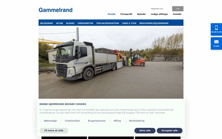Screenshot of gammelrand.dk