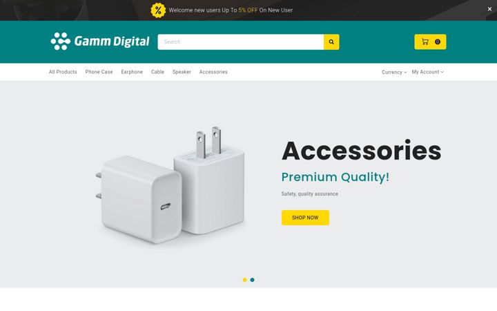 Screenshot of gammgo.com