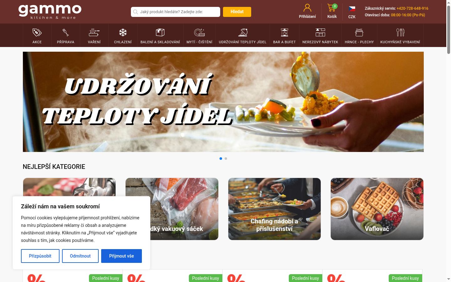 Snímek obrazovky baneru souhlasu zobrazeného před jakoukoli interakcí