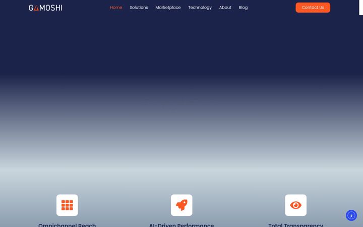Screenshot of gamoshi.com