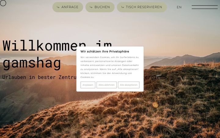 Screenshot of gamshag.at