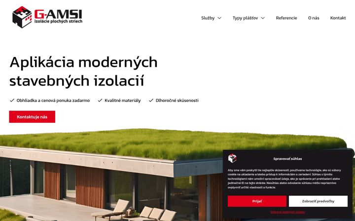 Screenshot of gamsi.sk