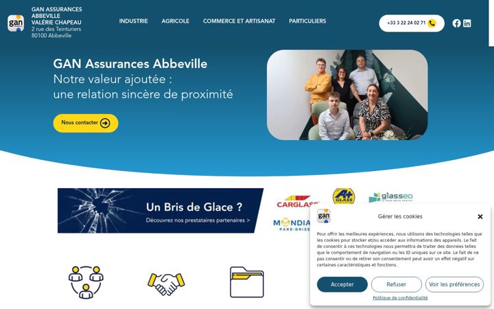Screenshot of gan-abbeville.fr