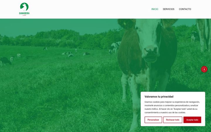 Screenshot of ganaderiajap.es