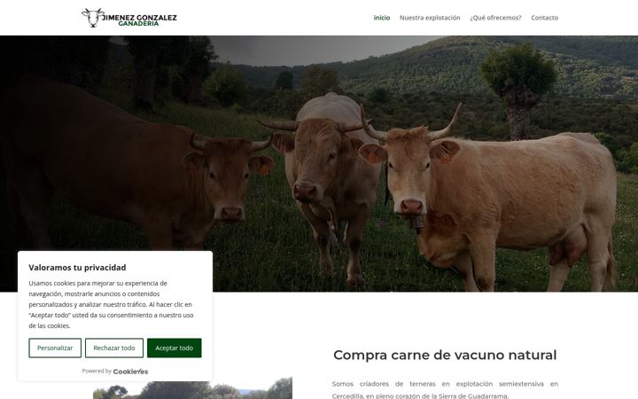 Screenshot von ganaderiajimenezgonzalez.es