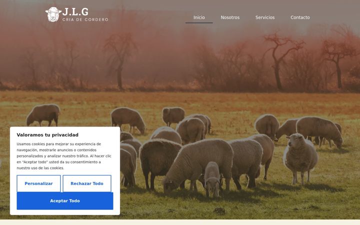 Screenshot of ganaderiajlg.com