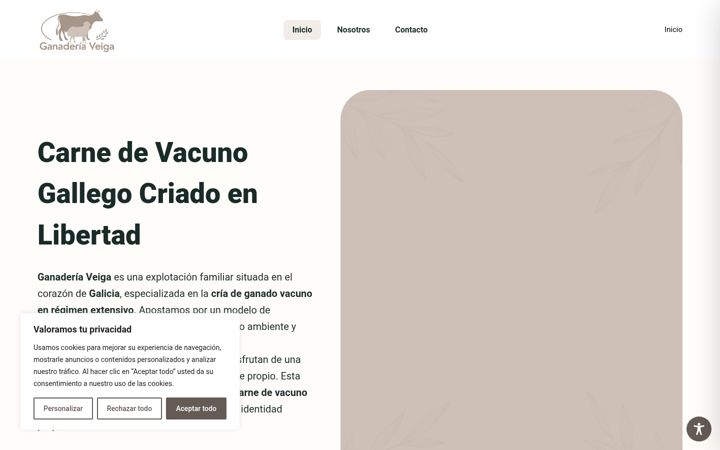 Screenshot of ganaderiaveiga.es