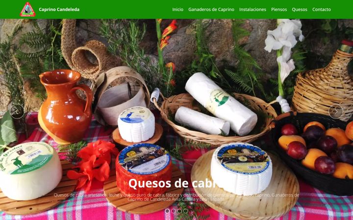 Screenshot of ganaderosdecaprino.com