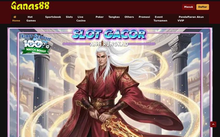 Screenshot ta' ganas88slot.org