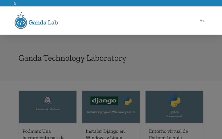 Screenshot of gandalab.com