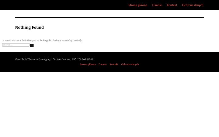 Screenshot of gandarus.pl