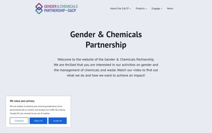 Screenshot of gandcp.org