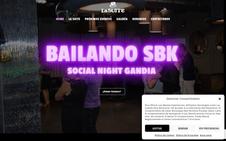 Screenshot of gandialasuite.com