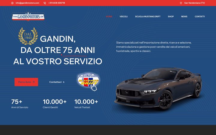 Screenshot of gandinmotors.com