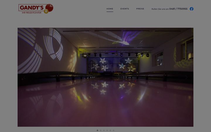 Screenshot of gandys.de