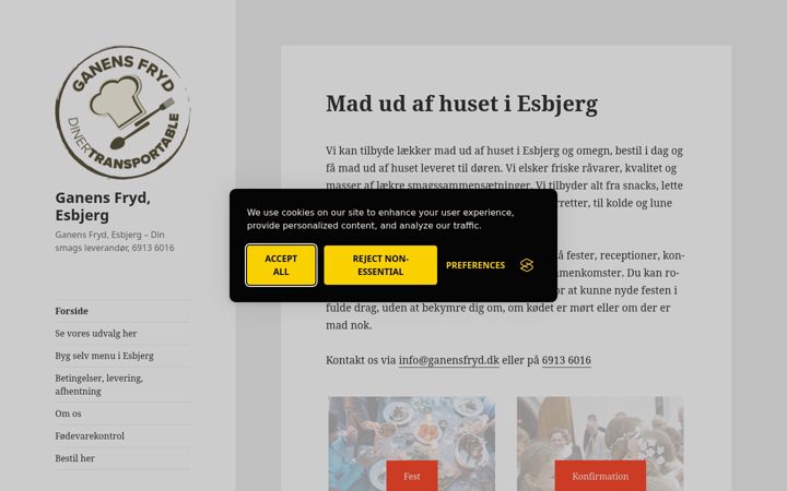 Screenshot of ganensfryd.dk