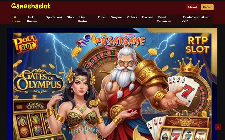 Screenshot of ganeshaslot.net
