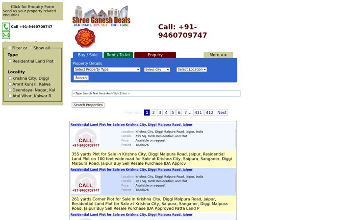 Screenshot of ganeshdeals.com