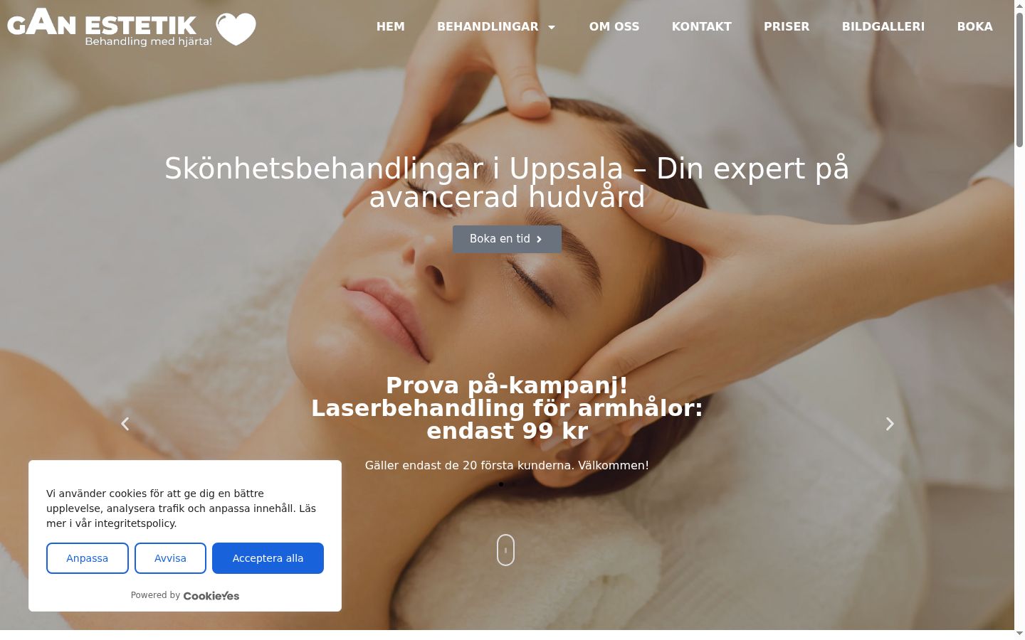 Ekraanipilt nõusolekubännerist, mida näidati enne mis tahes suhtlust