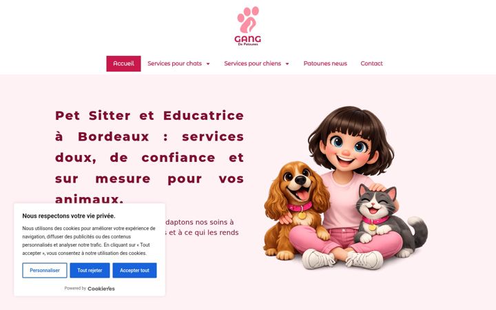 Screenshot of gang-de-patounes.fr