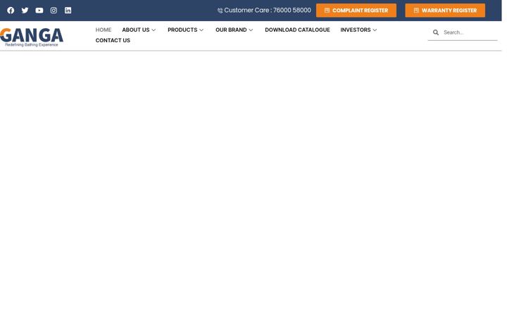 Screenshot of gangabathfittings.com