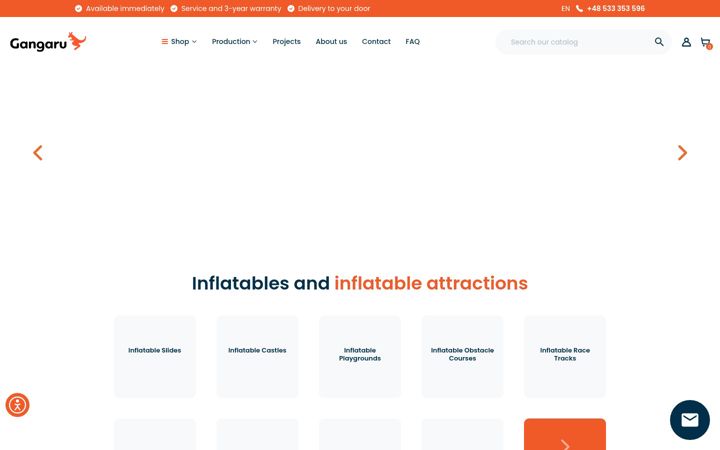 Screenshot of gangaru.com