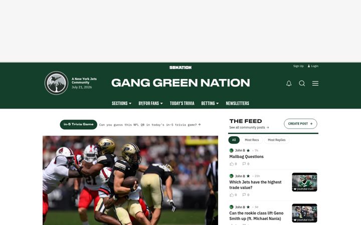 Screenshot of ganggreennation.com