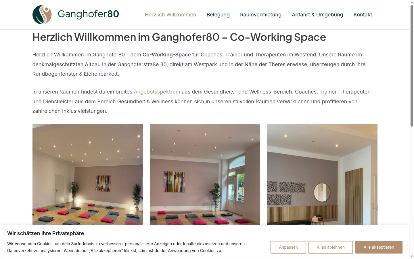 Screenshot van de toestemmingsbanner zoals getoond vóór enige interactie