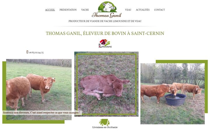 Screenshot of ganil-producteurdequalite.fr