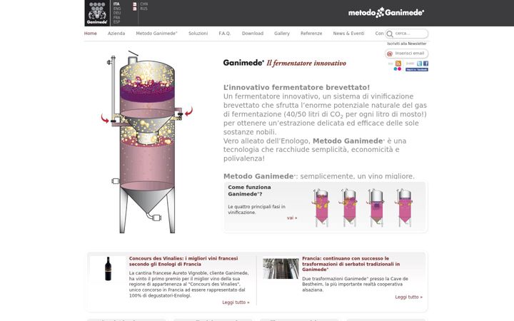 Screenshot of ganimede.com