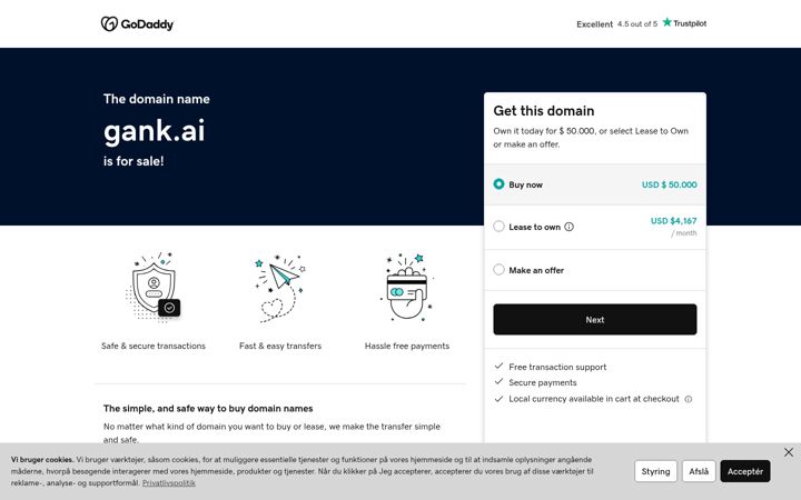 Screenshot of gank.ai