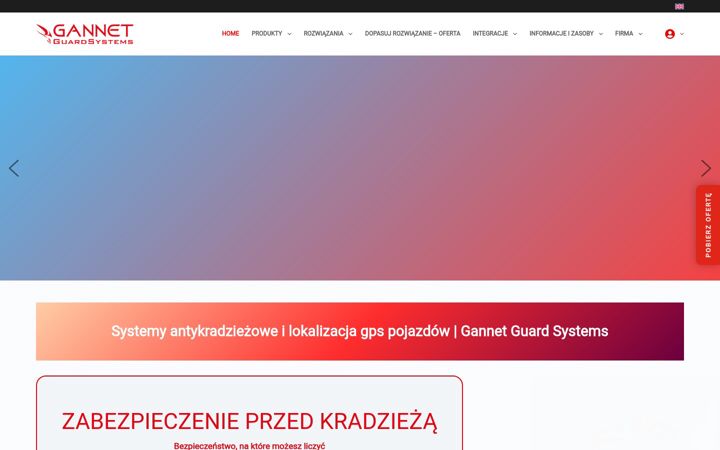 Screenshot of gannet.pl