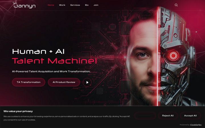 Screenshot of gannyn.com