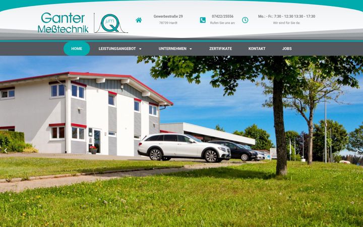 Screenshot of ganter-messtechnik.de