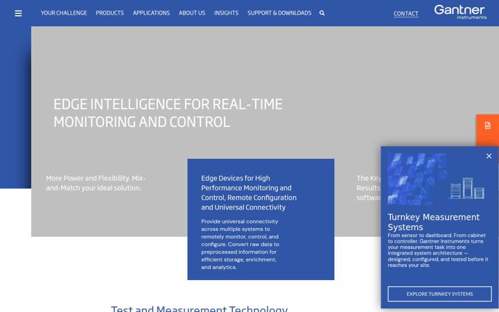 Screenshot of gantner-instruments.com