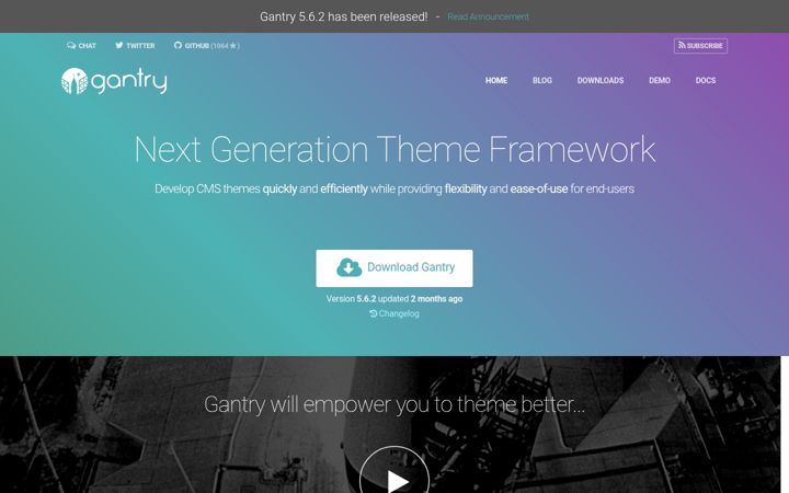 Screenshot of gantry.org
