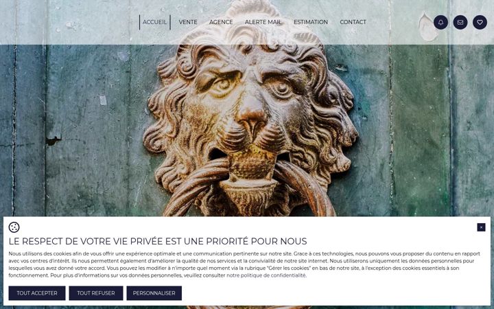 Screenshot of ganymede-patrimoine.com