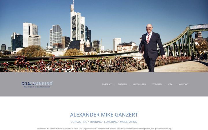 Screenshot of ganzert.de