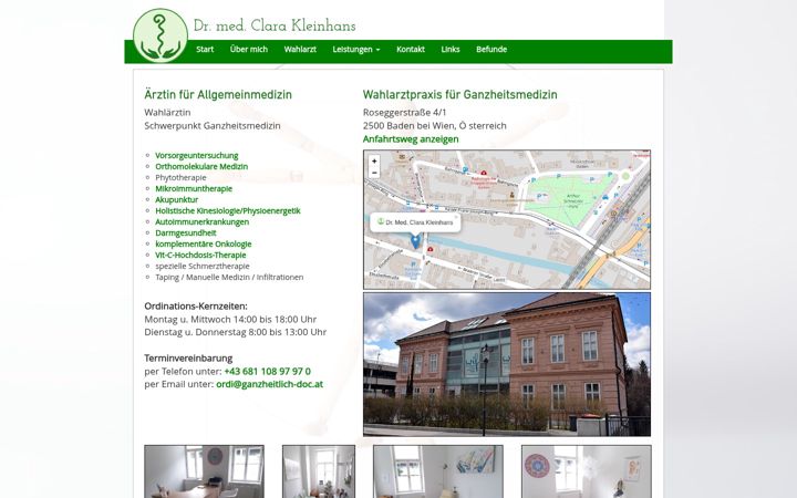 Screenshot of ganzheitlich-doc.at