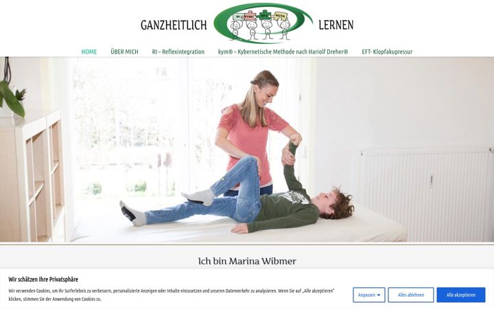 Screenshot of ganzheitlich-lernen.at