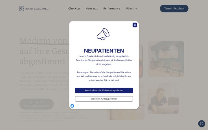 Screenshot of ganzheitliche-medizin-oberkassel.de