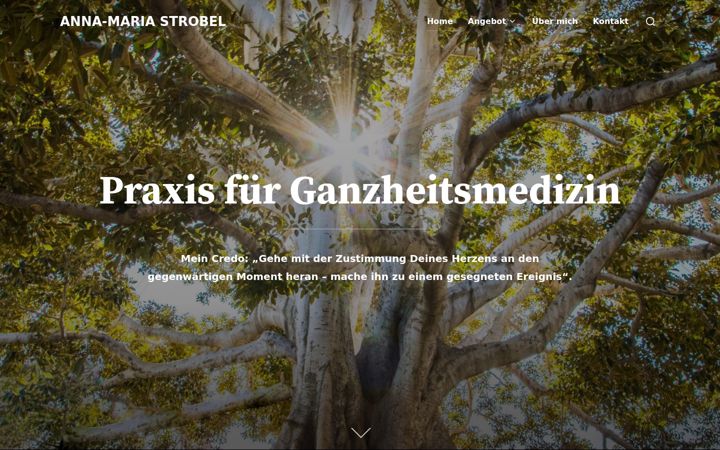 Screenshot of ganzheitsmedizin-strobel.de