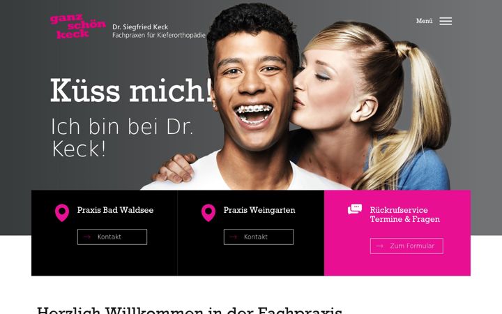 Screenshot of ganzschoenkeck.de