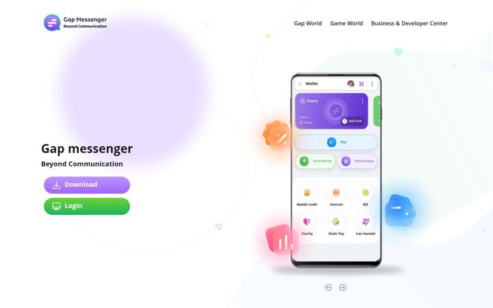 Screenshot of gap.im