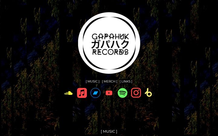 Screenshot of gapahuk-records.no