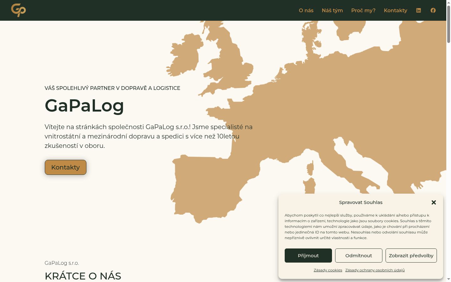 Screenshot van de toestemmingsbanner zoals getoond vóór enige interactie
