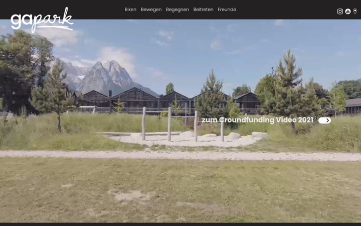 Екранна снимка на gapark.de