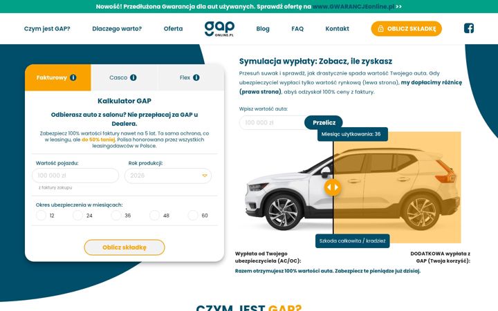 Screenshot of gaponline.pl