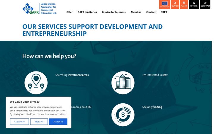 Screenshot of gapr.pl