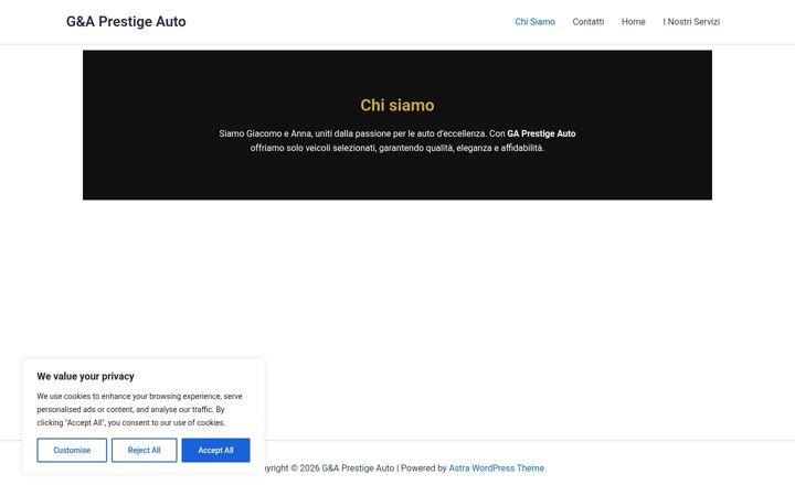 Screenshot of gaprestigeauto.com